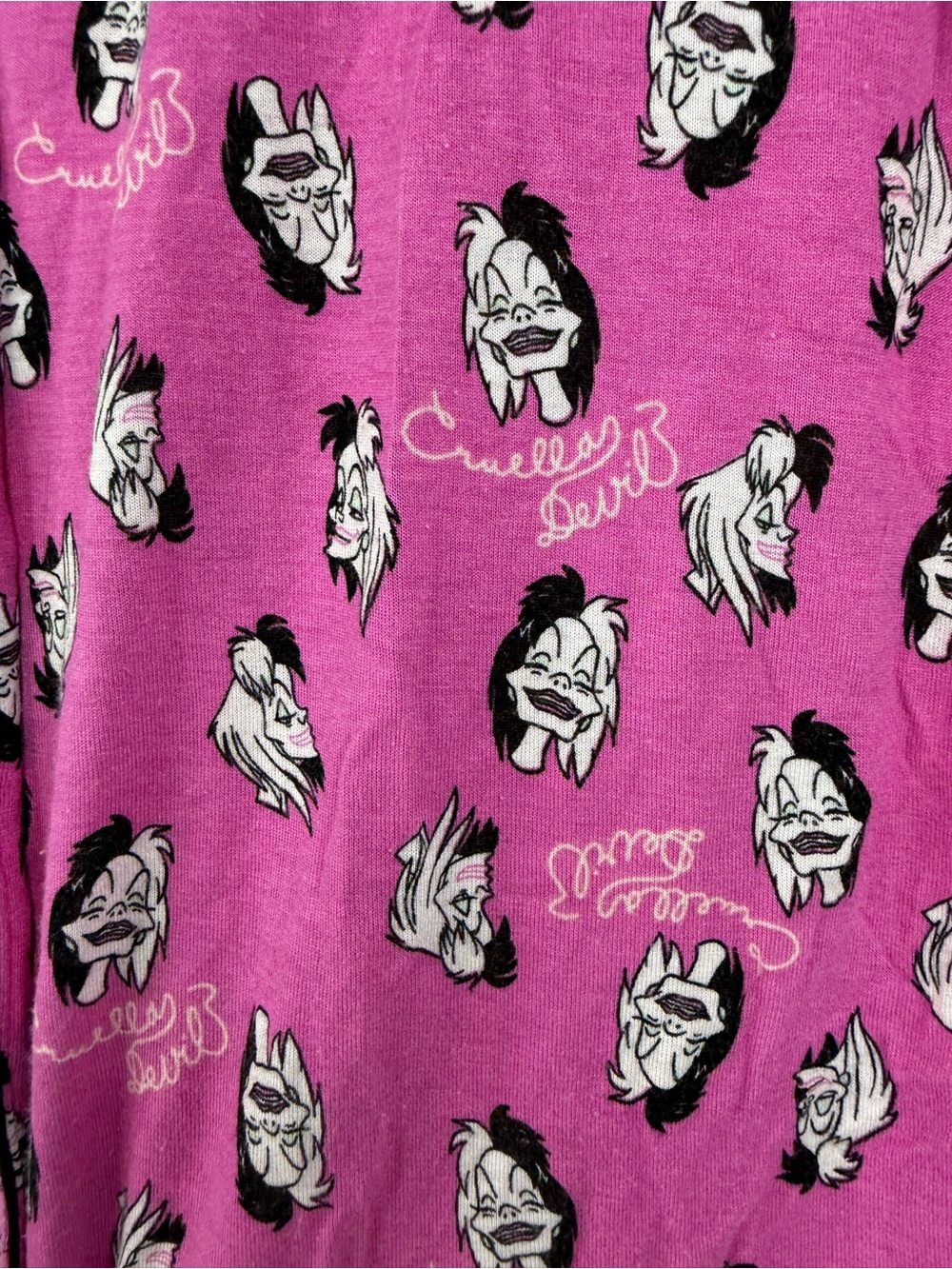Disney cruella devil shirt bright collared Pink Villains Button-Up Shirt - Picture 4 of 10